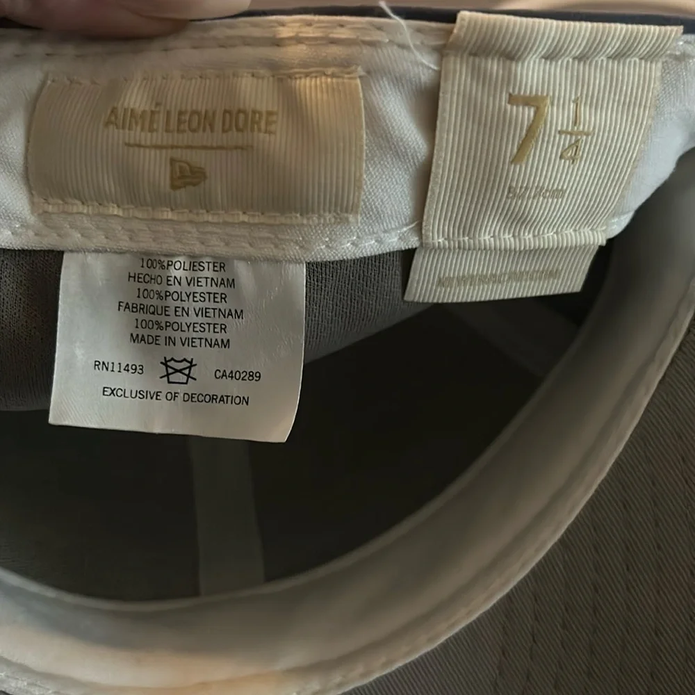 Aime Leon Dore x New Era ALD peaches nylon NY Yankees hat 7 1/4